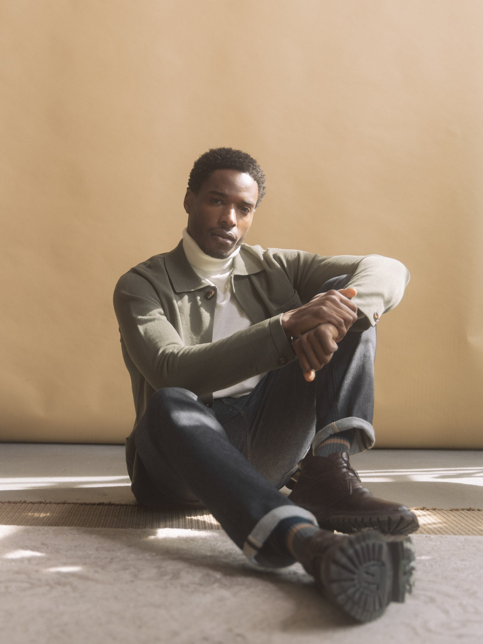 Modelshot / Dark Blue Denim / Detail